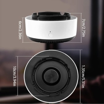 БЕЗДЫМНАЯ ПЕПЕЛЬНИЦА С ОЧИСТИТЕЛЕМ ВОЗДУХА ДЛЯ РАБОЧЕЙ ЗОНЫ АВТОМОБИЛЯ