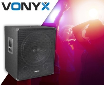 Большой пассивный сабвуфер Vonyx SMW18 1000 Вт 18 дюймов