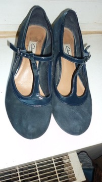 CLARKS- SKÓRA R; 36,5