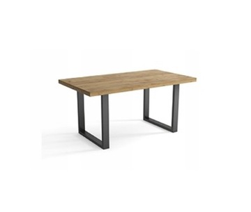 Stół LOFT METALOWE NOGI craft złoty dąb 140/240
