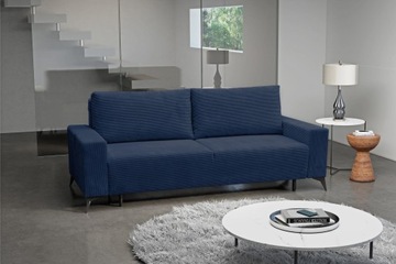 Kanapa sofa z funkcją spania rozkładana sztruks FOREST
