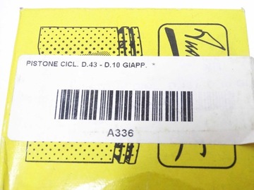 Поршень Андреа Пинаско D 43, палец 10мм