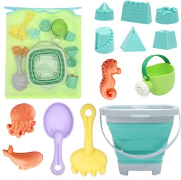 Садовые игрушки для песочницы, пляжное ведро, лейка, лопата для детей