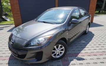 Mazda 3 II Sedan Facelifting 1.6 MZR 105KM 2013 Mazda 3 Bezwypadkowa Serwisowana 1-Wlasciciel Navi Kliamtronik Alufelgi