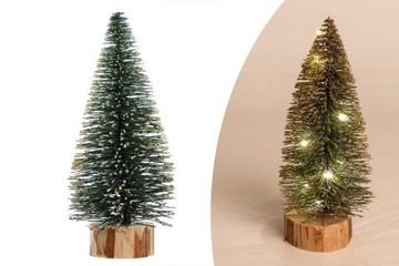 Mini choinka na pieńku z oświetleniem LED 25 cm zł