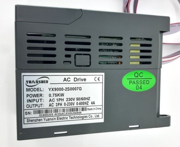 Инвертор YX 9000 0,75 кВт, питание 230 В
