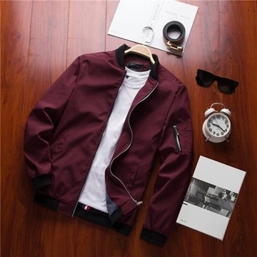DIMUSI Spring Men's Bomber Zipper Jacket Male Casu