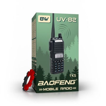 BAOFENG UV-82 8W, krótkofalówka, 1 sztuka
