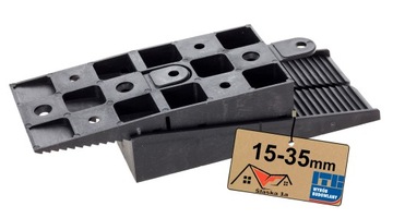Регулируемые террасные опоры, клин под балку, основание клина 15-35 мм.