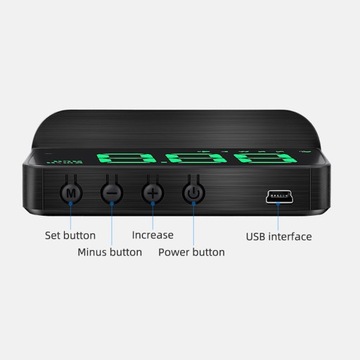 Автомобильный HUD-дисплей GPS-спидометр