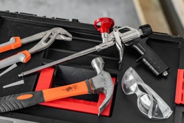 ПИСТОЛЕТ ДЛЯ КЛЕЕВОЙ ПЕНЫ Bauhus METAL премиум-класса для монтажной пены