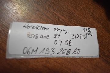 IDEÁLNÍ KOLEKTOR SACÍ/ZBĚRNÉ PORSCHE CAYENNE 9Y AUDI Q7 Q8 3.0 TFSI 1