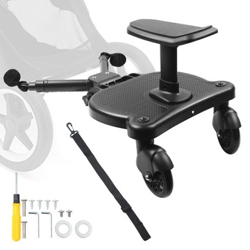 УНИВЕРСАЛЬНАЯ РЕГУЛИРОВКА КОЛЯСКИ С ДЕТСКИМ СИДЕНЬЕМ