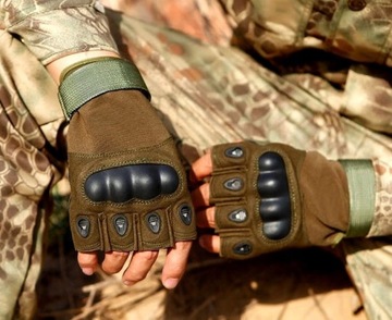 Rękawiczki Męskie SURVIVAL Taktyczne Bojowe ARMY