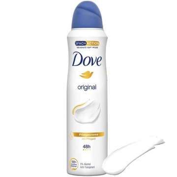 DOVE DEZODORANT ANTIPERSPIRANT SPRAY DLA KOBIET ORGINAL 0% alkoholu