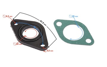 Uszczelka ebonitowa króćca do ATV 70cc/110cc/125cc