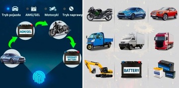 Выпрямитель зарядного устройства AGM SLA Gel 12 В 8 А 6 Ач - 150 Ач