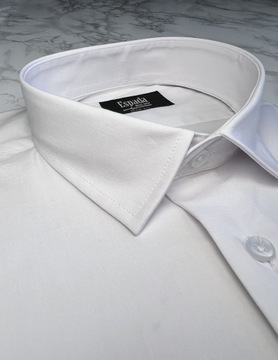 Koszula męska L ESPADA 97% bawełna 3% elastan slim fit na dł ręk