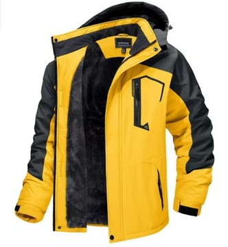 KURTKA MĘSKA NARCIARSKA OUTDOOSPORT ŻÓŁTA ROZMIAR 3XL ZIMOWA