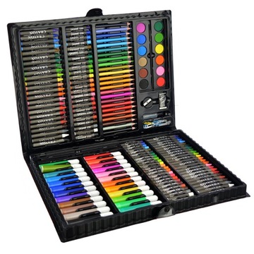 ZESTAW ARTYSTYCZNY DO MALOWANIA RYSOWANIA WALIZKA