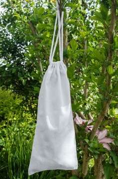 СУМКА ХЛОПКОВАЯ 17х48 см БЕЛАЯ 145г ЭКОЛОГИЧЕСКАЯ ПОДАРОЧНАЯ упаковка