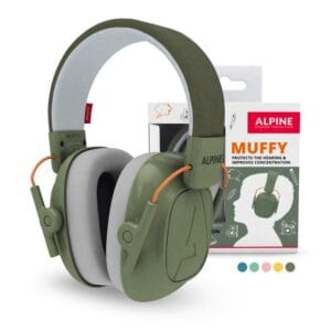 ALPINE Muffy słuchawki ochronne dla dzieci (Green)