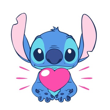 Lilo i Stich Naklejka na Ubranie Termo Aplikacja 1