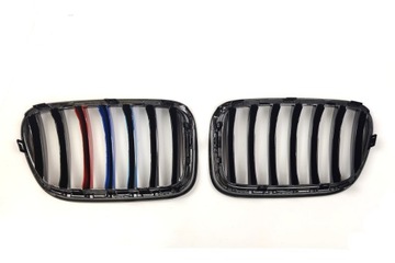 BMW X3 F25 2010.11-2014.03 MŘÍŽKA ČERNÁ LESK (3