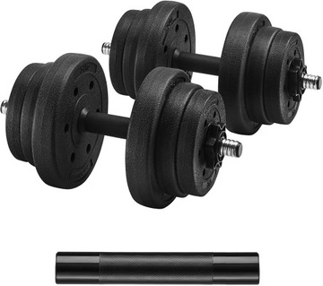 ZESTAW HANTLI Hantle regulowane Songmics zestaw 2X10KG