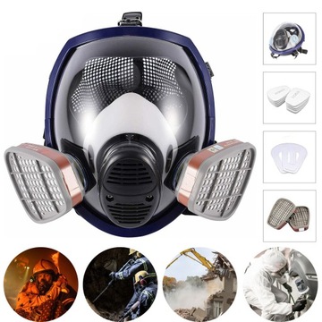 MASKA PRZECIWGAZOWA PEŁNA LAKIERNICZA GAZOWA 6800 Z FILTRAMI 17w1
