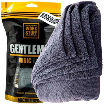 WORK STUFF GENTLEMAN BASIC 350gsm uniwersalna mikrofibra do detailingu 40cm