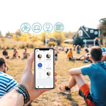 MEROSS LISTWA ZASILAJĄCA SMART WiFi MSS620 ZEWNĘTRZNA IP44 INTELIGENTNA