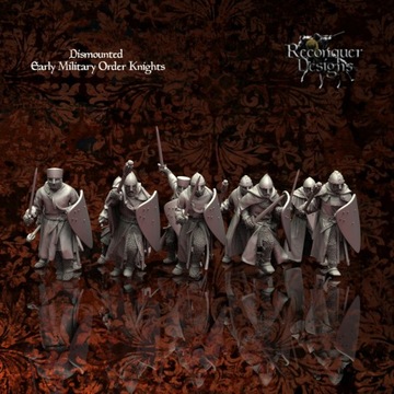 Пешие рыцари-тамплиеры - Тамплиеры - 1 шт.