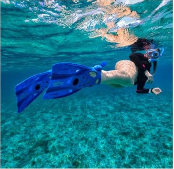 TUSA RT zestaw nurkowy TRAVEL maska fajka płetwy L 42-49 snorkeling
