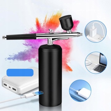 ПОРТАТИВНЫЙ НАБОР АЭРОГРАФА 38 PSI ДЛЯ ПОКРАСКИ, УКРАШЕНИЯ ТОРТА, МАКИЯЖА