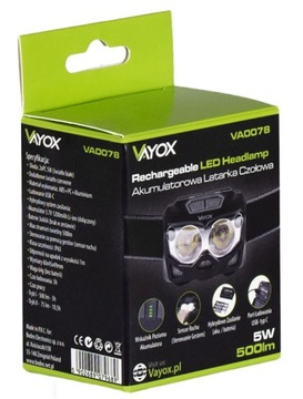 ДАТЧИК АККУМУЛЯТОРА ФАРА ФАР СВЕТОДИОДНЫЙ USB VAYOX