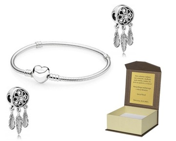 Bransoletka SREBRO 19cm do CHARMS + GRATIS B54
