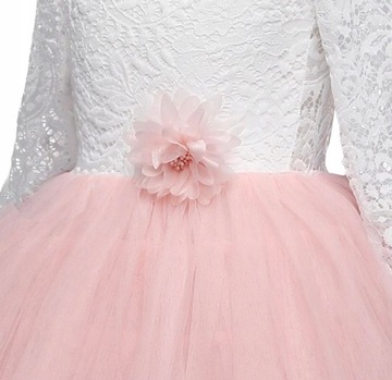 ТОРЖЕСТВЕННОЕ платье НА СВАДЬБУ СВАДЕБНОЕ ПРИЧИНЕНИЕ КРУЖЕВНОЕ ЭЛЕГАНТНЫЙ БАЛ ТЮЛЬ 152