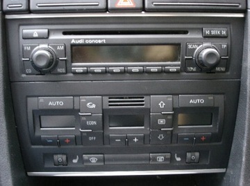 РАМКА РАДИО AUDI A4 B6/B7 2001-2008 1DIN ЧЕРНАЯ