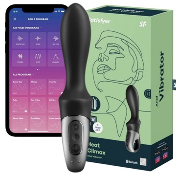Wibrator Heat Climax+ do stymulacji punktu G sterowany aplikacją Satisfayer