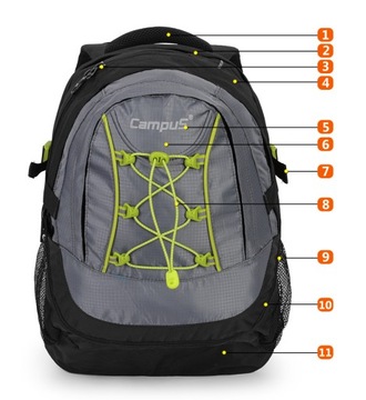 ГОРОДСКОЙ РЮКЗАК CAMPUS VAYAN ВЕНТИЛЯЦИОННЫЙ 35 Л