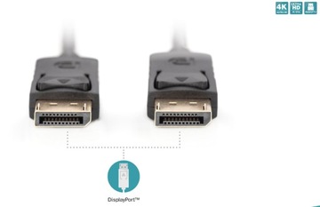Кабель DisplayPort 1.2 DP-DP M/M Full HD 4K, 60 Гц, 1 м