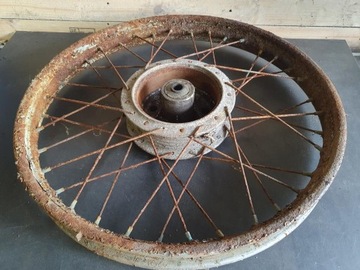 МОТОЦИКЛ WSK MO6 - Z2 1964 КОЛЕСНЫЙ ОБОД БАРАБАН ЗАДНИЙ ЗАДНИЙ ОРИГИНАЛЬНЫЙ ШАНС