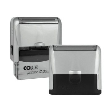 COLOP Printer Compact PRO C30 z gumką SREBRNY SILVER