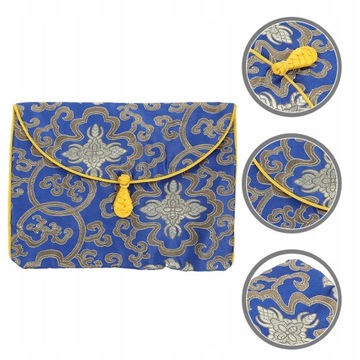 Сумка для книг Контейнеры для ювелирных изделий с храмовой вышивкой