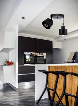 СОВРЕМЕННЫЙ ПОТОЛОЧНЫЙ ПОДВЕСНОЙ СВЕТИЛЬНИК ЧЕРНЫЙ ДВИЖУЩИЙСЯ СВЕТОДИОД