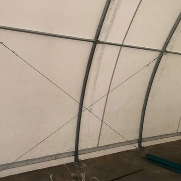 Складская палатка, складской зал, 12,2х18х6,1м.