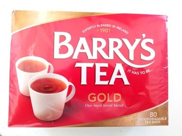 Barrys Tea Original irlandzka czarna herbata 80szt