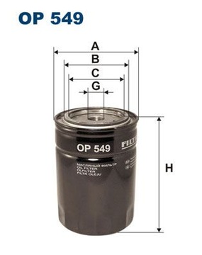 3× FILTRON OP 549