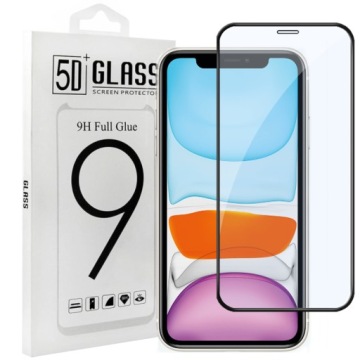 SZKŁO HARTOWANE CZARNA RAMKA BP 5D do IPHONE 11
